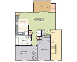 Wheelchair Unit 2 Bedroom